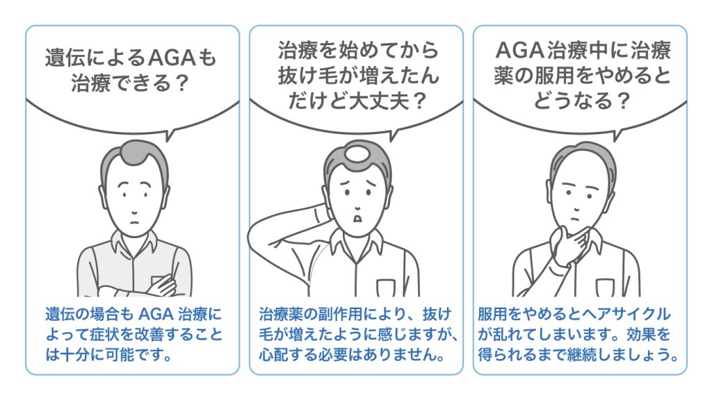 AGA治療に関するよくある質問回答