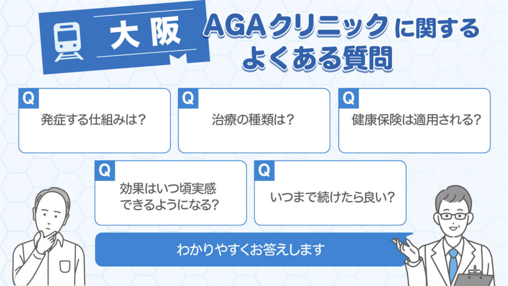 大阪　AGAクリニックのよくある質問